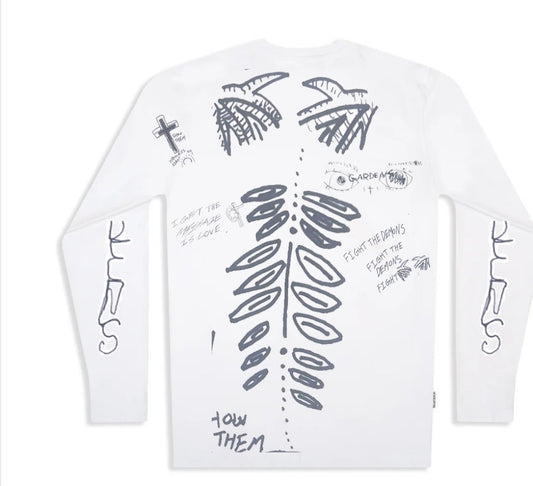 Gardens Prototype - Long Sleeve T-shirt Large Fit