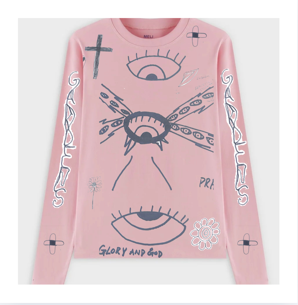 Gardens Prototype - Long Sleeve T-shirt Large Fit