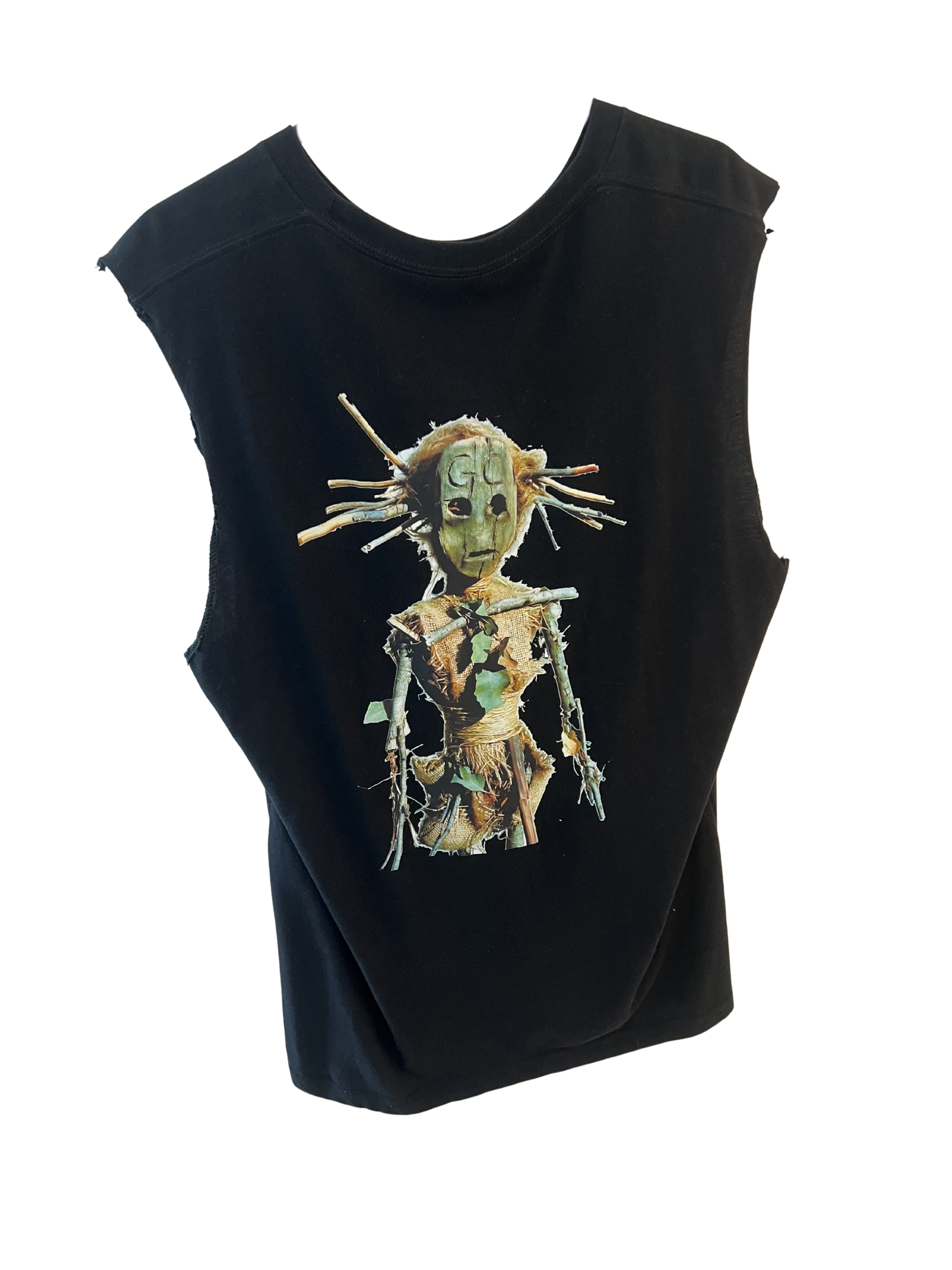 Gardens Collective GREEN VOODOO DOLL Sleeveless Oversized T-shirt