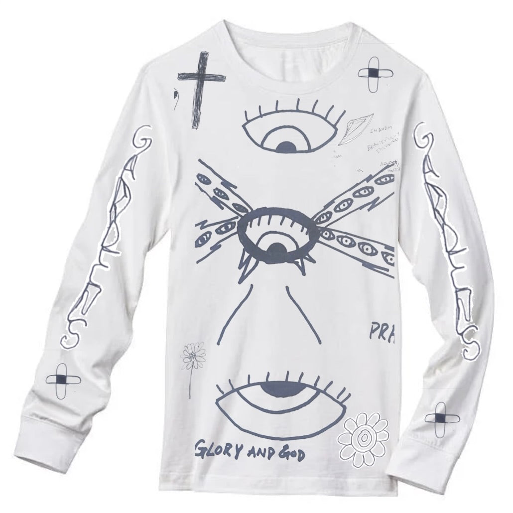 Gardens Prototype - Long Sleeve T-shirt Large Fit