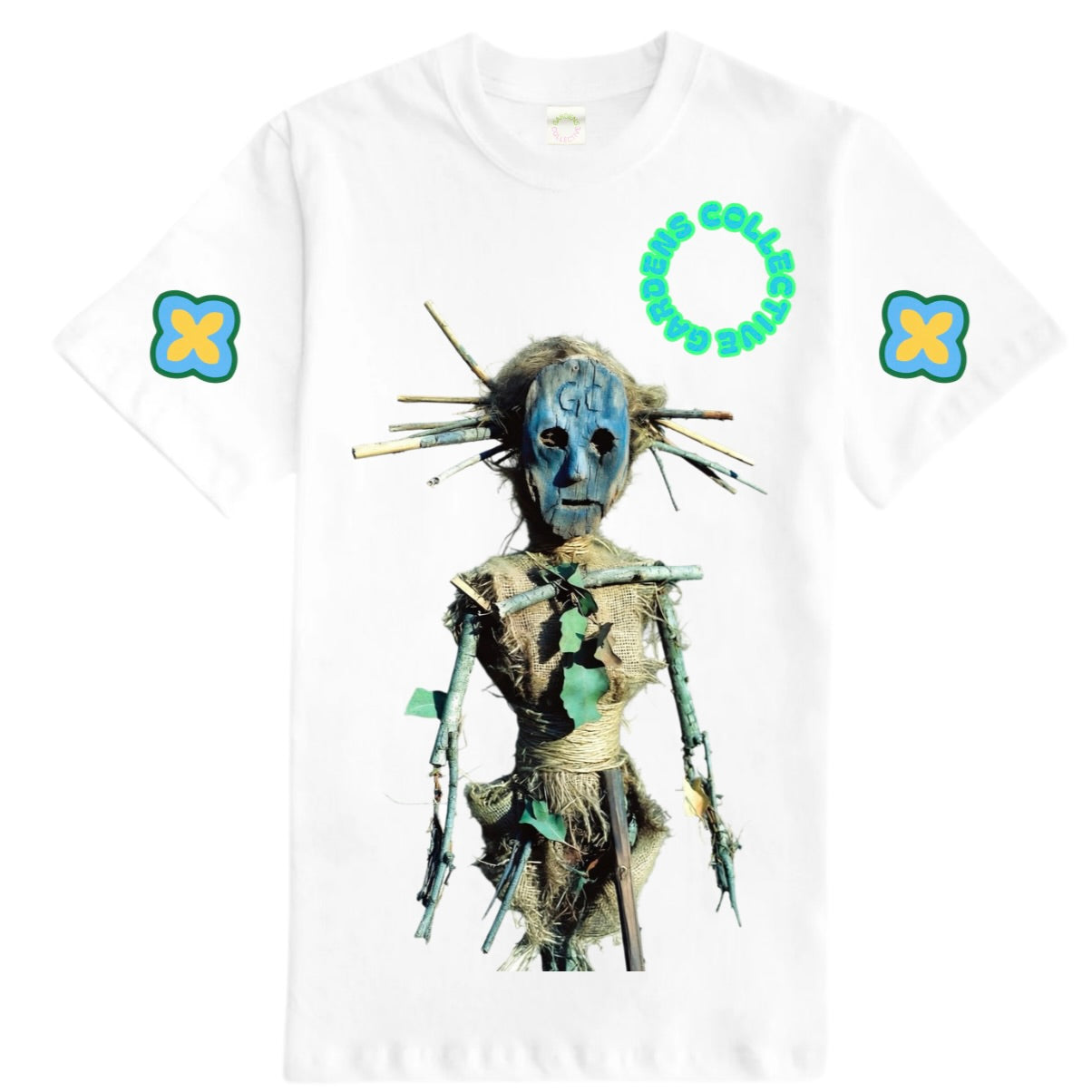 Gardens Collective BLUE VOODOO DOLL Oversized T-shirt