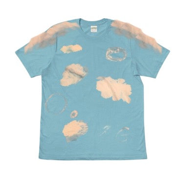 BLEACH SERIES Gardens Cloud Oversized T-Shirt in Light Blue